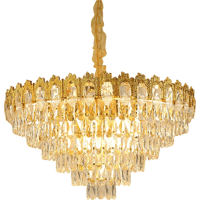 ثريا مودرن غطاء لون ذهبي E14*16L قطر 80 سم