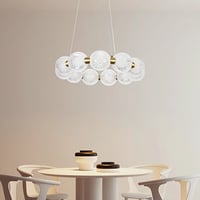 نجف مودرن زيتي 3اضاءات 15 واط مقاس 40 سم