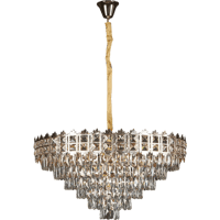 ثريا مودرن غطاء لون ذهبي E14*16L قطر 80 سم