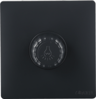 مفتاح دايمر لمبة 1000 واط لون أسود بيانو