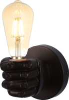 ابليك جداري قبضة يد يسرى اسود