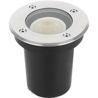 كشاف دفن ارضي غاطسة نوع لمبة GU10 مقاس 7 سم