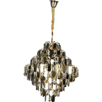 ثريا كريستال ذهبي قطر 60 سم E14