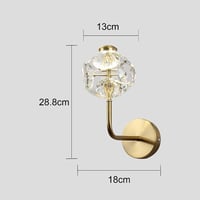 إضاءة ابليك حائط مودرن ذهبي لون الانارة 3اضاءات 25...