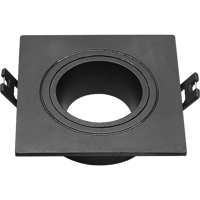 إطار جرم سبوت اسود متحرك مانع للتوهج 8.5 سم