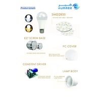 لمبة كوع كروية 12 واط عدة الوان متوفرة