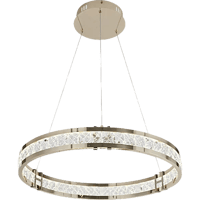 نجف مودرن ذهبي مع 3 اضاءات 42 واط مقاس 60 سم