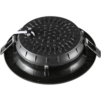 كشاف دفن اسود لون الانارة 3 اضاءات متعددة 10 سم 10...