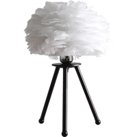 ابجورة طاولة على شكل ريش لون الستاند اسود