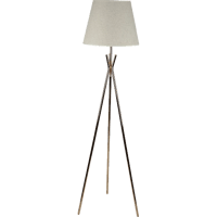 مصباح أرضي حديث بتصميم ذهبي أنيق