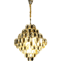 ثريا كريستال ذهبي قطر 60 سم E14