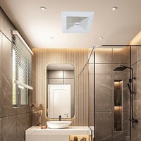 مروحة شفط سقف مربع شبك 8 بوصه مقاس الدفن (20*20) س...