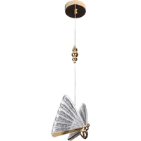 إنارة معلقة بتصميم جذاب على شكل فراشة متعددة الألو...