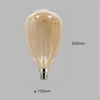 لمبة ديكورية ذهبي لون الانارة اصفر 3 واط