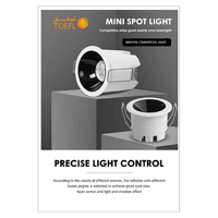 سبوت لايت جرم ابيض مع داخلي اسود لون الانارة أصفر...