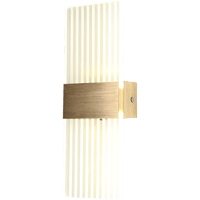 ابليك حائط جداري مودرن ذهبي 3 اضاءات