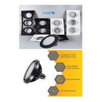 لمبه GU10 فتحة كبيرة 14 سم 15 واط