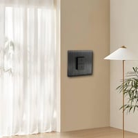 مفتاح شتر ستارة كهرباء 16 امبير لون اسود بيانو بلا...