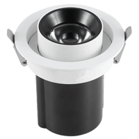 سبوت لايت جرم ابيض مع داخلي اسود لون الانارة أصفر...