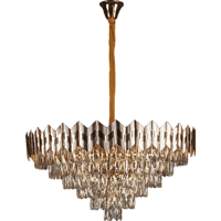 نجف مودرن ذهبي E14*15L قطر 80 سم