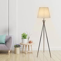 مصباح أرضي حديث بتصميم ذهبي أنيق