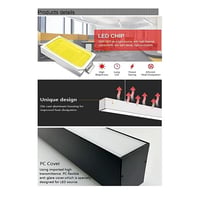 كشاف مسطرة قابلة للتوصيل معلقة او لطش مقاس 60 سم غ...