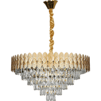 ثريا مودرن ذهبي E14*15L قطر 80 سم