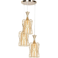 علاقي مودرن ثلاثي ذهبي E27*3L