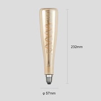 لمبة ديكورية مودرن ذهبي مع لون الانارة اصفر 5 واط