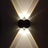 لمبة جداري لون الإضاءة اصفر 4 واط مصنوع من البلاست...