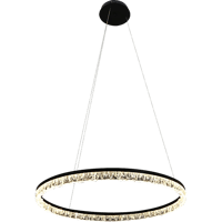 نجف مودرن اسود لون الانارة 3 اضاءات 55 واط مقاس 80...