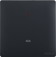 مفتاح مكيف مربع 45 امبير لون أسود بيانو تصميم حديث...