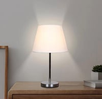 ابجورة مصباح طاولة مصنوعة من معدن قوي E27