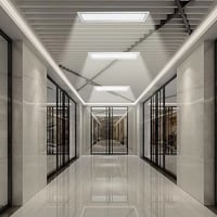 كشاف بنل مكتبي معلق ابيض 30 واط