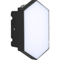 كشاف بوابة خارجي اسود لون الانارة اصفر 5 واط