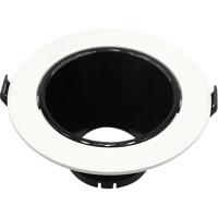 جرم كشاف مفرد ابيض متحرك مانع للتوهج 10 سم