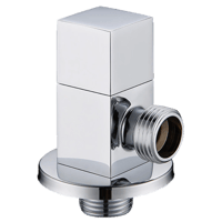 محبس زاوية مربع كروم