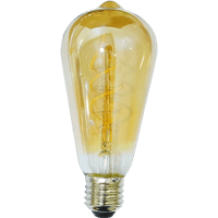 لمبات نجف ديكوريه شكل كمثرى حلزوني 4 واط مع لمسة ا...