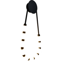 ابليك جداري على شكل مسباح لون الانارة اصفر 9 واط