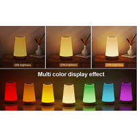 ابجورة بطارية تعمل باللمس متعددة الألوان مع منفذ U...