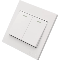 مفتاح ثنائي لون ابيض ساده