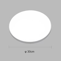 لمبة ليد بانل سقفية إطار فضي 3 الوان متغيرة قطر 26...