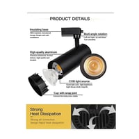 كشاف مجرى ابيض 10 واط متوفر عدة الوان