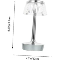 ابجورة لمس لون الغطاء ابيض مع لون الانارة 3 اضاءات...