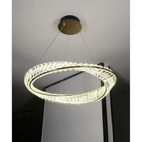 ثريا هيمن مودرن ذهبي مع لون الانارة 3 اضاءات متغير...