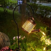 كشاف حديقة غرس ابريق تعمل بالطاقة الشمسية اسود مع...
