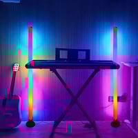 مصباح استاند ارضي مفرد اضاءة ذكية متعددة الألوان