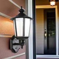 فانوس جداري جوهرة ال حديقة لون الشكل اسود