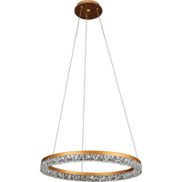 ثريا علاقي مودرن ذهبي لون الانارة 3اضاءات 30 واط