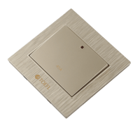 مفتاح مكيف مربع 45 امبير لون ذهبي ملكي